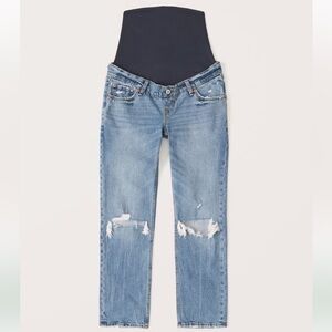 Abercrombie maternity straight leg jeans